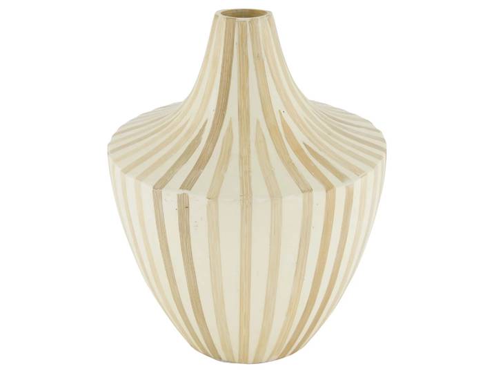 Vase Bambus, Weiss Decofinder