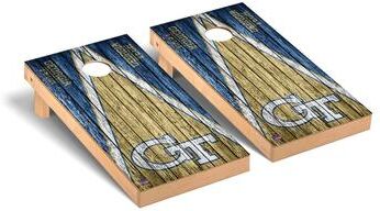 Skip's Garage Georgia Tech Yellow Jackets 2x4 Pro Cornhole Boards - V6
