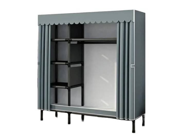 Einfach Zu Montierender, Zusammenklappbarer Kleiderschrank Aus Stoff Organizer for Schlafzimmermöbel(Color-01)