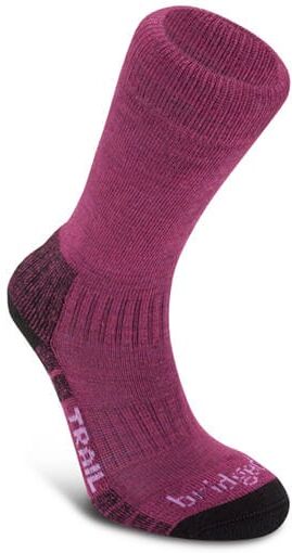 Bridgedale Womens Hike Lightweight Merino Performance Boot Socks Berry