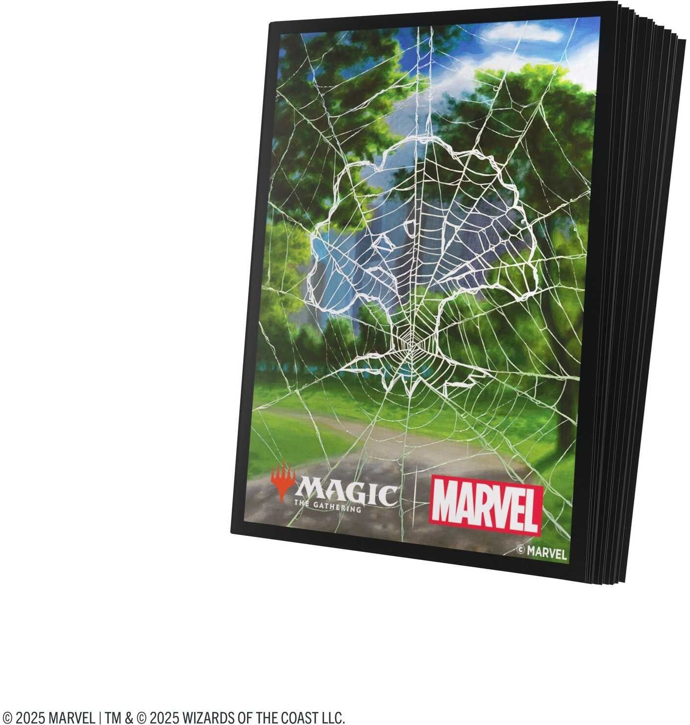 Gamegenic Magic: The Gathering Marvel's Spider-Man Premium Art Sleeves – Spider-Man Forest, 105 Premium Art Card Sleeves