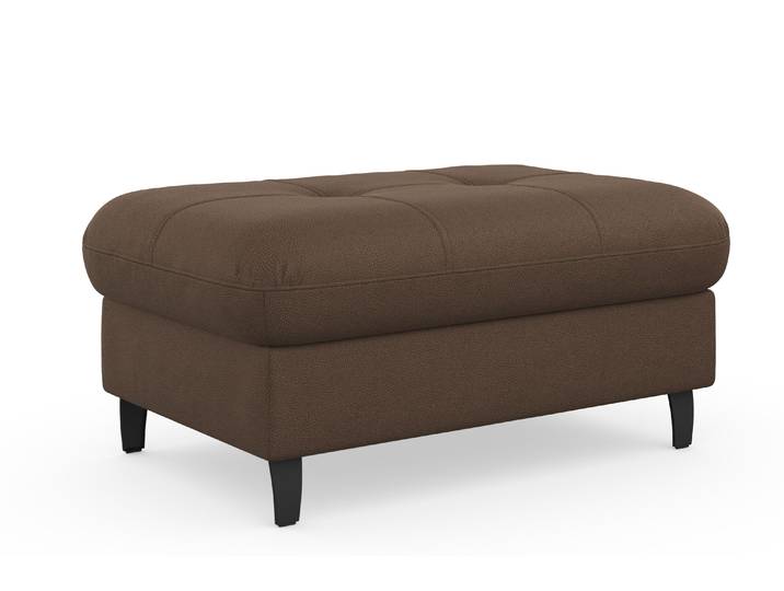 Hocker SIT & MORE Marano , braun, B:102cm H:43cm T:67cm, 100% Polyester, Hocker, Hocker, mit Stauraum