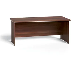 Büro-Eckschreibtisch ARRISTO LUX, 180x90 cm, rechts, Nussbaum