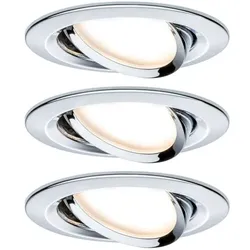 Paulmann Einbauleuchte Nova Coin Alu, Eisen, Stahl & Metall Silber Chrom