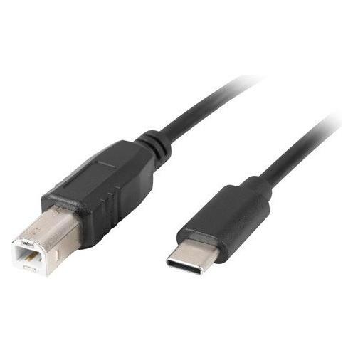 Lanberg CA-USBA-14CC-0018-BK USB Kabel USB 2.0 USB B USB C (1.80 m, USB 2.0) (CA-USBA-14CC-0018-BK)