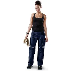 Kübler, Arbeitshose, Pulsschlag Damenhose High Dunkelblau/Anthrazit 34 (34)