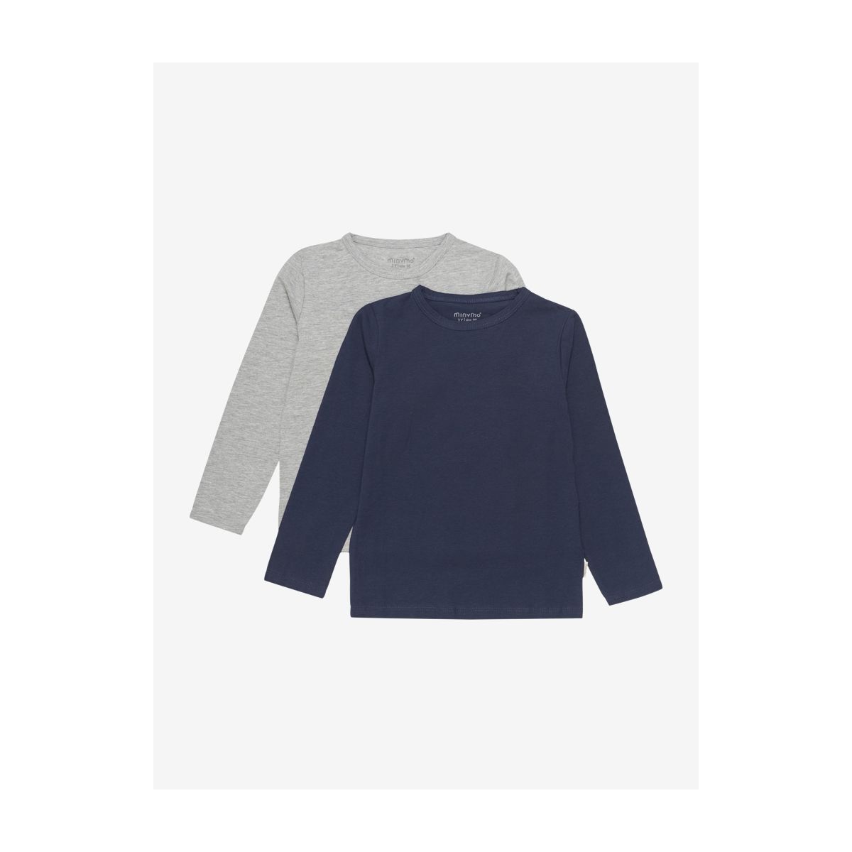 Minymo Basic 34 -t-shirt LS (2-pack) dark navy (778) 92 3934-778-92