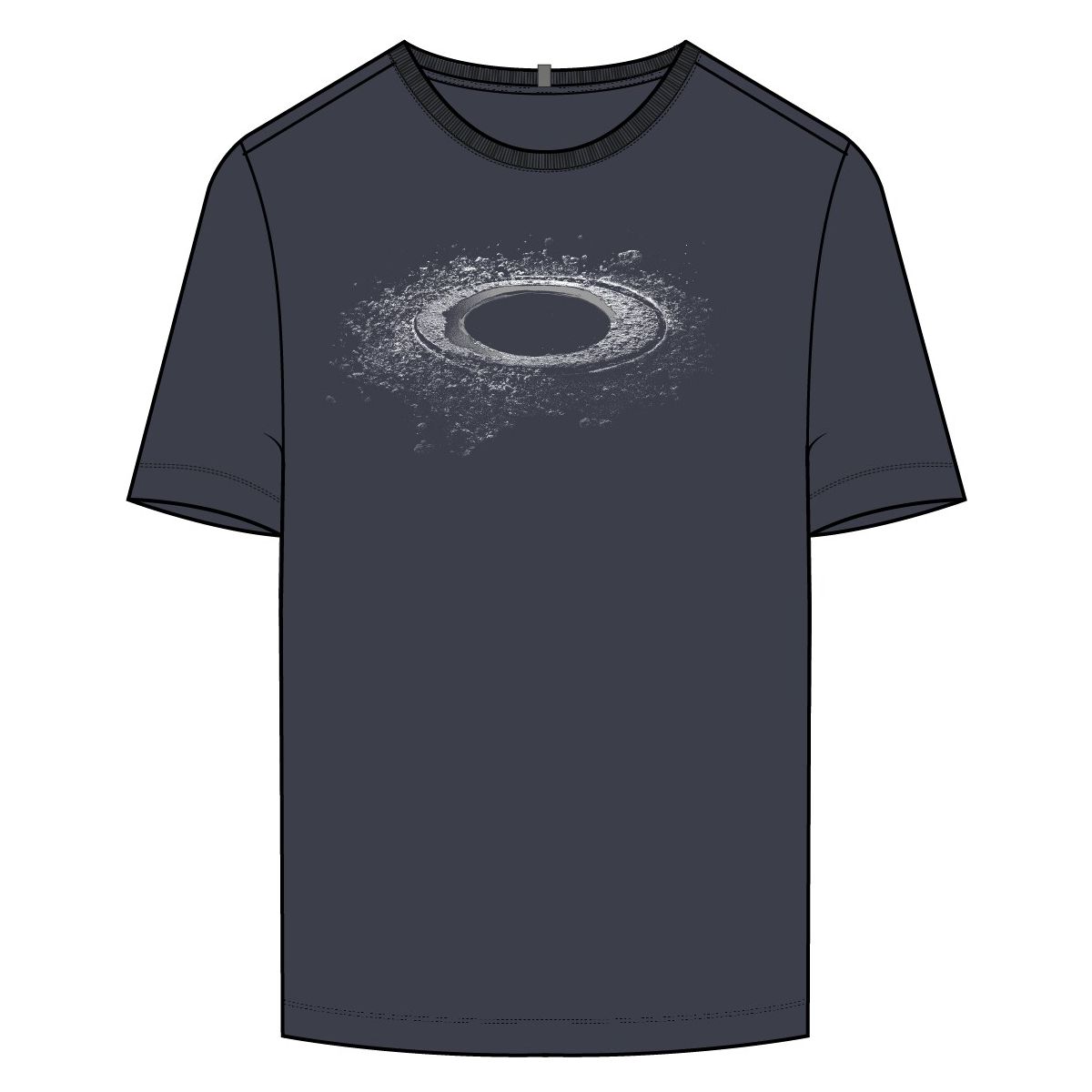 Oakley Lunar Ellipse Tee graphite (00N) XXL FOA408679-00N-XXL