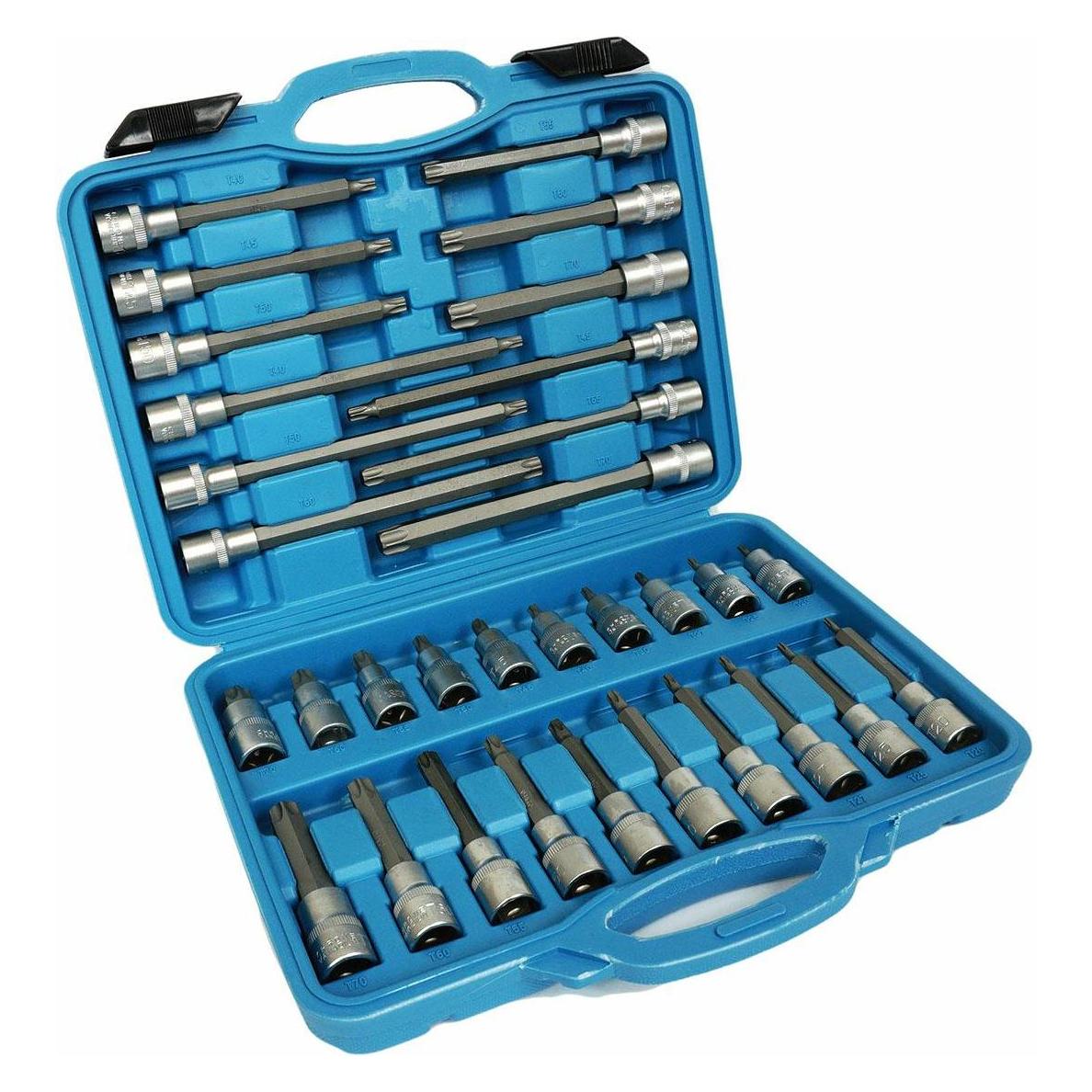 Silver 32-teiliges Set ausziehbarer Torx-Schlüssel (59389551)