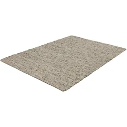 THEKO Teppich Alm-Glück UNI grey 70x130 cm
