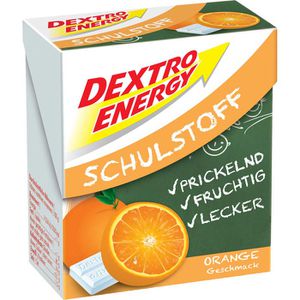 Dextro Traubenzucker Energy Schulstoff Orange, Minitäfelchen, in Box, 50 g
