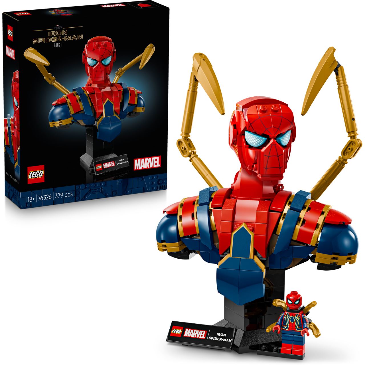 LEGO Iron Spider-Man Büste 76326