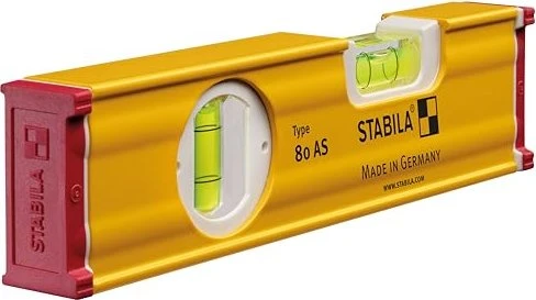STABILA Wasserwaage Type 80 AS 19565, Aluminium 20,0 cm