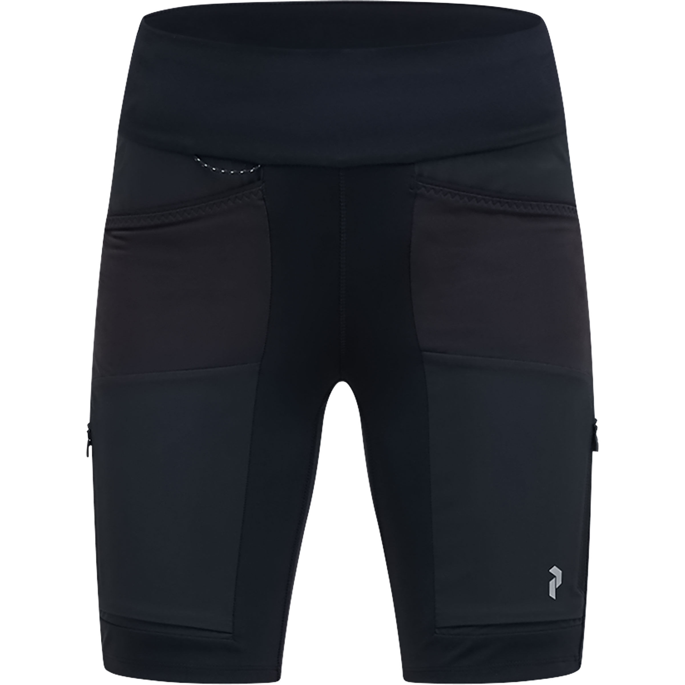 Peak Performance Ascent Track Short Tights Damen Laufhose schwarz Größe S Trailrunning Windabweisend Wasserabweisend