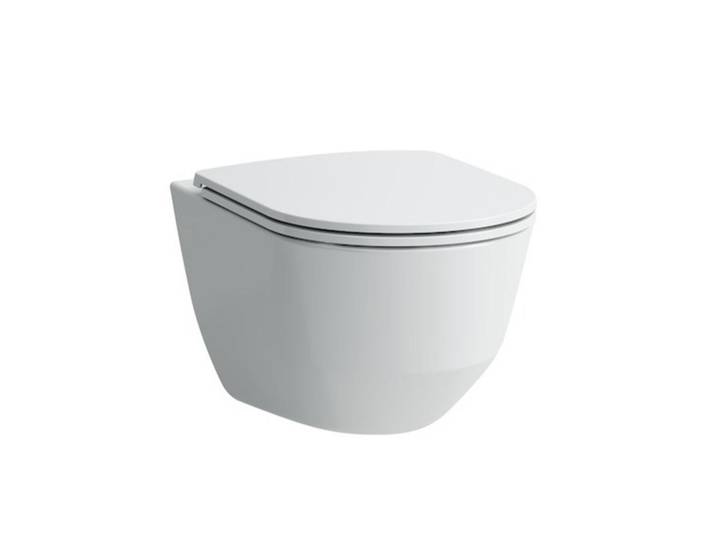 Pack WC suspendu sans bride, fixations cachées, abattant slim frein de chute (H8669570000001)
