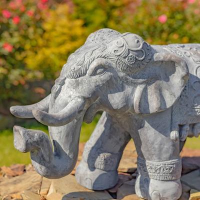 Zaer Ltd "Boho Elephant Statue - 25.2""x10.6""x15.7"""