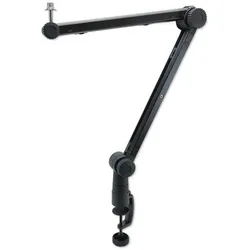 keepdrum Mikrofonarm MS075 Gelenkarm-Stativ, Mikrofonständer, Schwarz