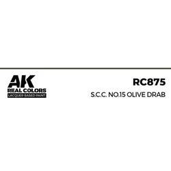 AK Real Colors S.C.C. No.15 Olive Drab 17 ml