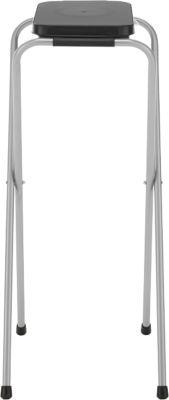 Schäfer Shop Pure Müllsackständer, 1-fach, für 1 Müllsack bis 120 l, mit Klappdeckel und Klappgestell, B 400 x T 380 x H 850 mm, schwarz