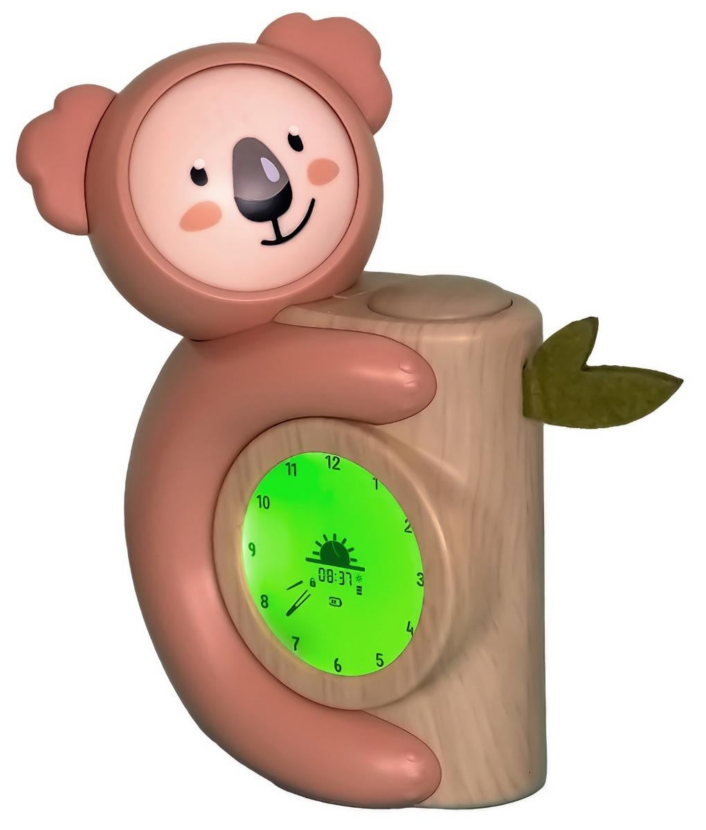 Pabobo Kinderwekker met nachtlampje in koala-design