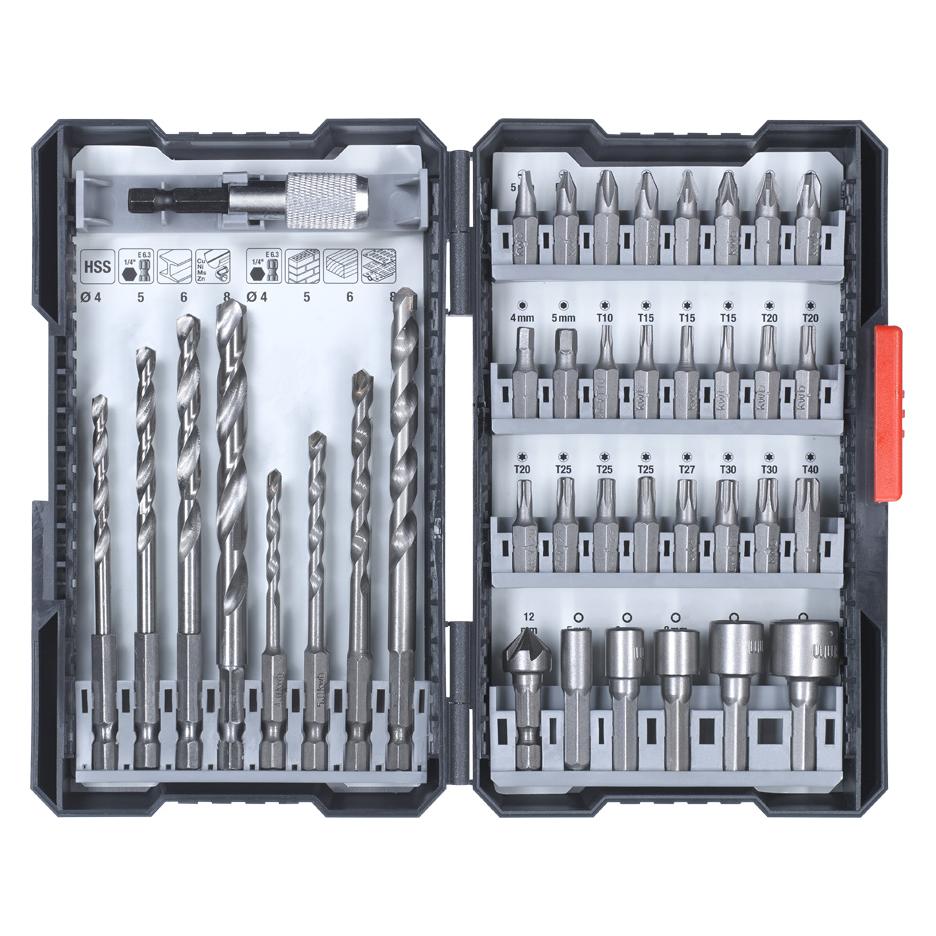 kwb Bit-Bohrerbox Universal 39tlg L-Box (108960)