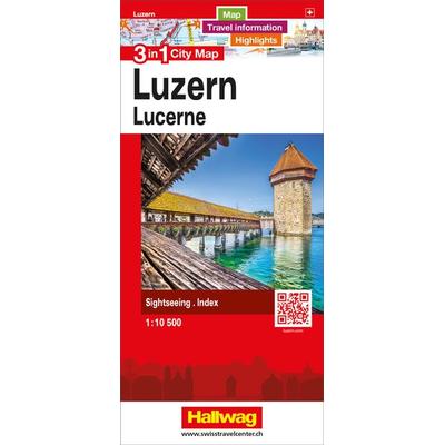 Hallwag Stadtplan Luzern, Sonstige von , Hallwag, 978-3-8283-0877-0