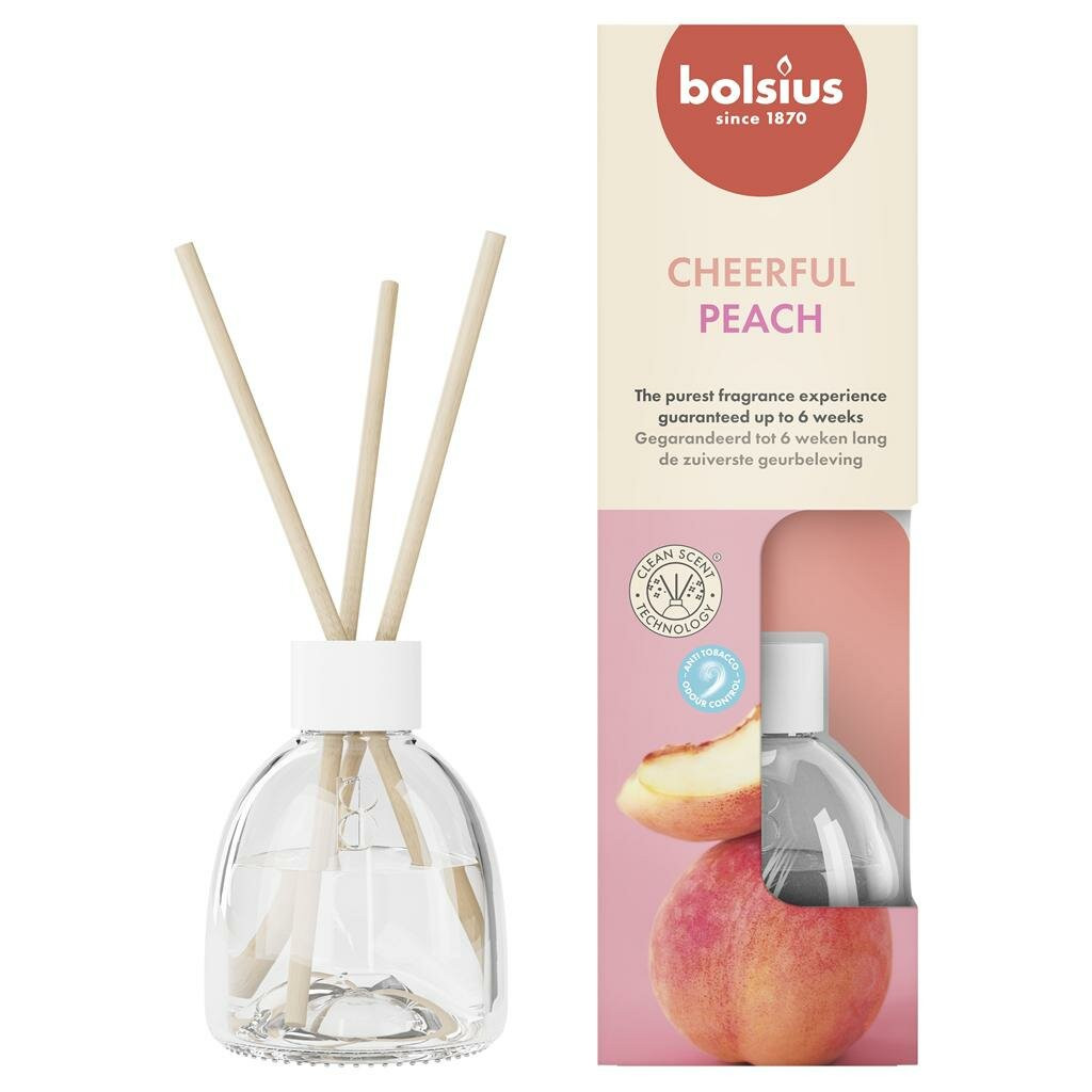 Bolsius geurdiffuser perzik 60 ml