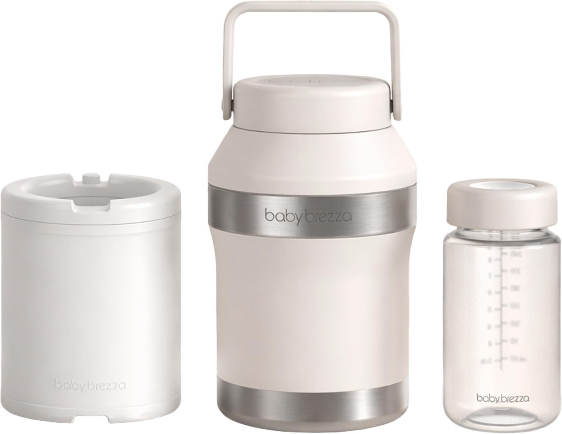 BABY BREZZA Enfriador portátil Babybrezza de leche materna Breastmilk Cooler 300 ml.  (15 X 13.7 X 26 Cm) Blanco