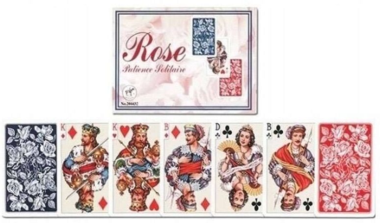 Piatnik Jeu de Patience - Thème Rose