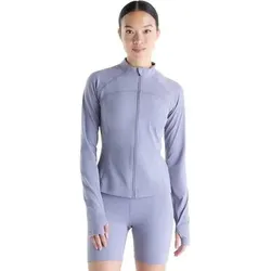 NEW BALANCE Damen Jacke NB Harmony Fitted Full Zip, Größe L in Silber 6109