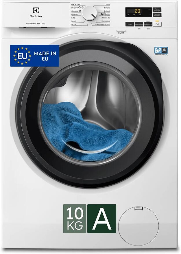 Lavatrice Electrolux EW6F110G carica frontale 10 kg, 1400 giri