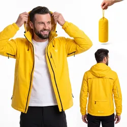 Leichte Regenjacke "MOVE" für Herren - Gelb - M