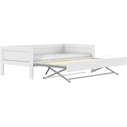 Lifetime Einzelbett mit Gästebett   ¦ weiß ¦ Maße (cm): B: 207 H: 64 T: 102.0
