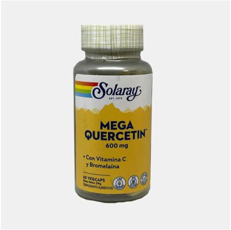 SOLARAY MEGA QUERCETIN 600mg 60 CAPSULAS