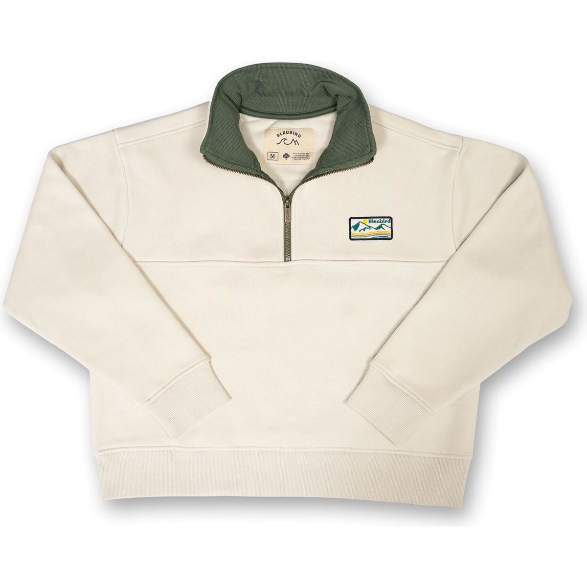 Bleubird Womens Bracken Quarter Zip - Sand sand XS CROP-BRACK-SAND-XS