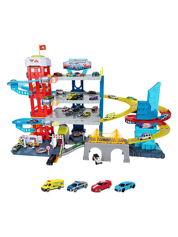 Dickie Autorennbahn "Double Track Garage" - ab 3 Jahren - onesize