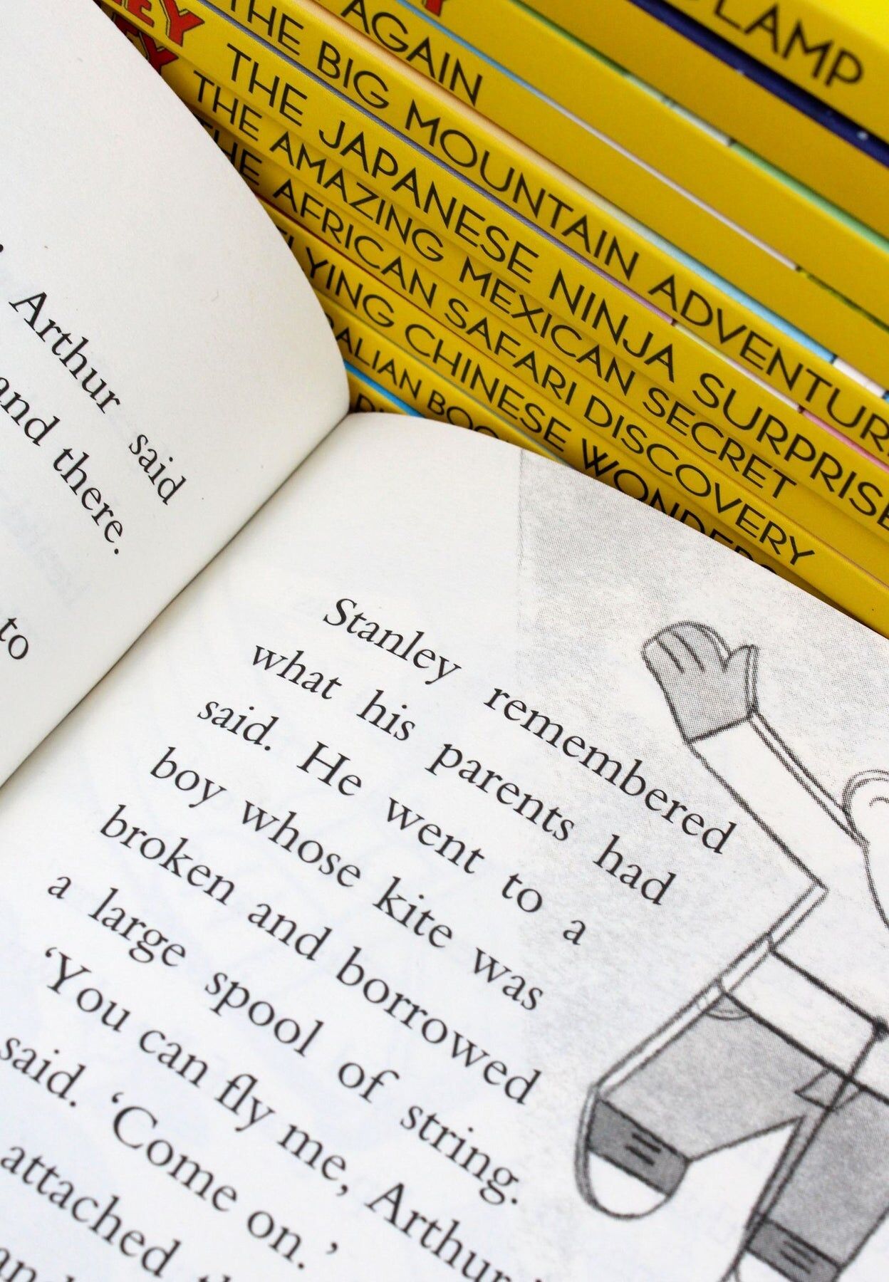 Egmont The Flat Stanley Adventure 12 Books Collection Box Set by Jeff Brown   Children's Adventure Stories, Fun Reading & Educational Books for Young Readers