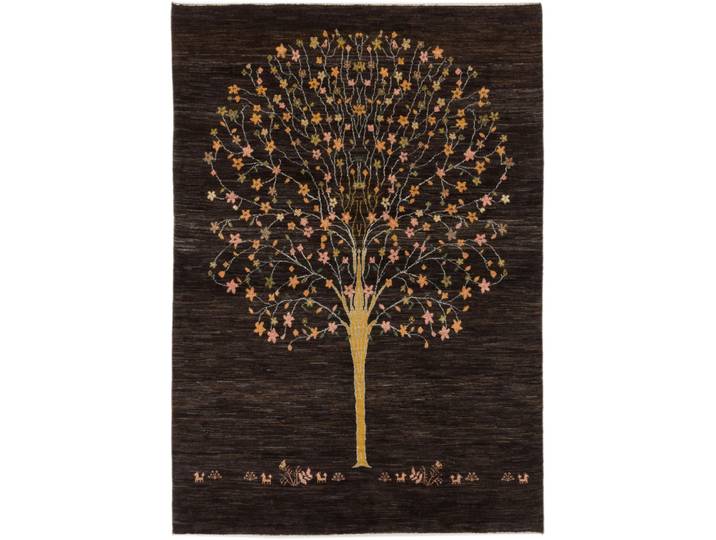 Perser Gabbeh Loribaft Teppich 172x242 Handgeknüpft Modern Orientteppich Perserteppich Wolle