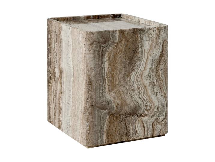 GUBI Table d appoint Pietra 33x33x40 cm Lively sepia'