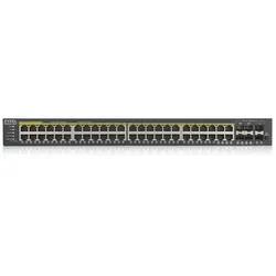 Zyxel GS1920-48HPv2 (50 Ports), Netzwerk Switch, Schwarz