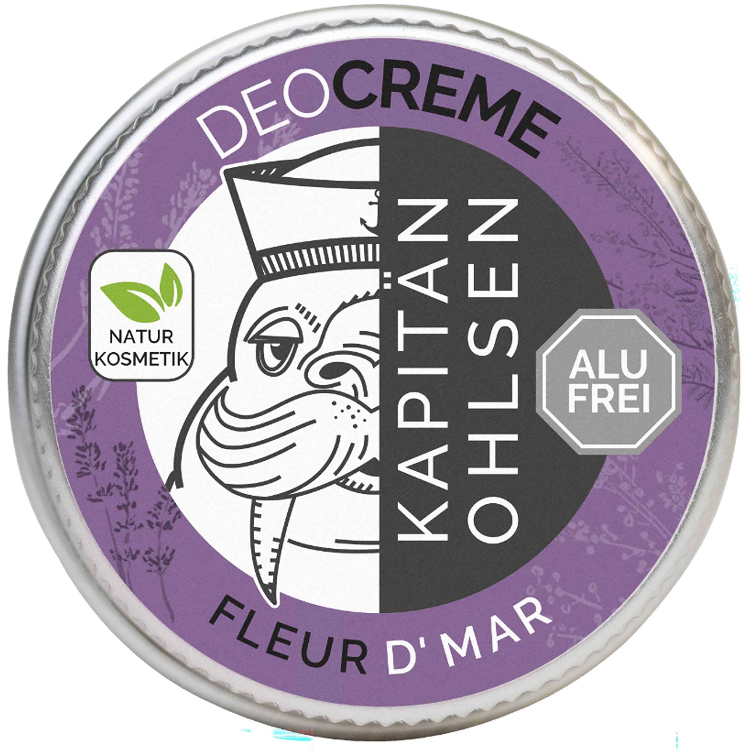 Kapitän-Ohlsens Deocreme Fleur d' Mar Cremes lila Größe 40g