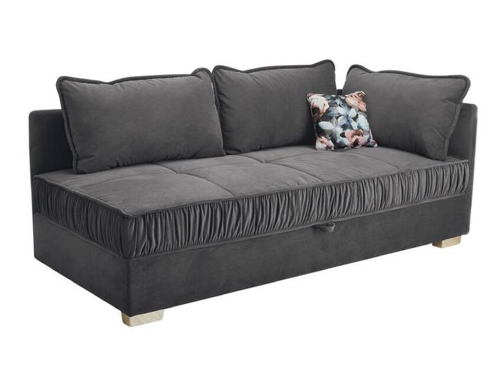 Schlafsofa LINA 207 cm anthrazitgrau
