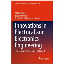 Innovations in Electrical and Electronics Engineering, Fachbücher von S. Mekhilef, S. Williamson