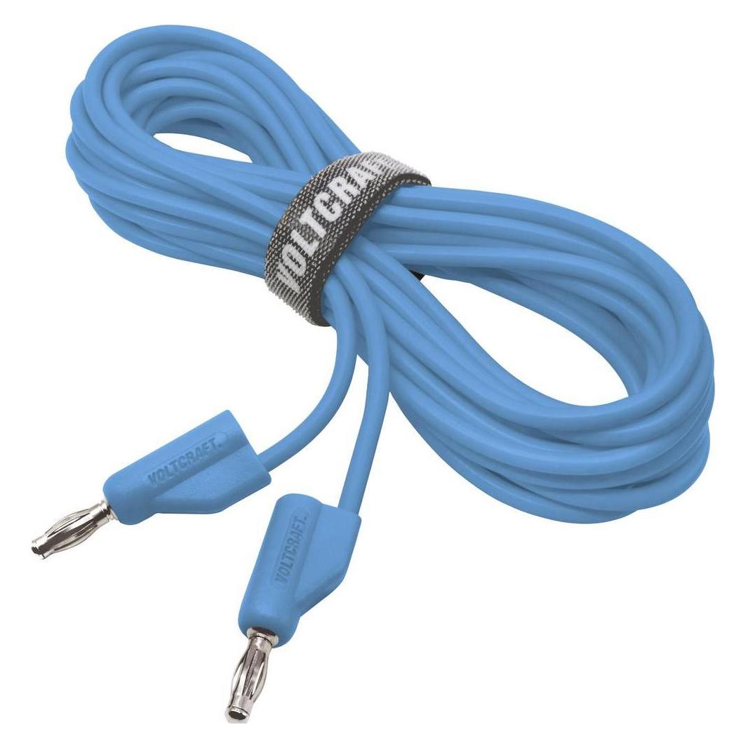 Voltcraft Hochflexible Messleitungen MSB-300 30 V/AC, 60 V/DC 10 A (MSB-300-5-BL)