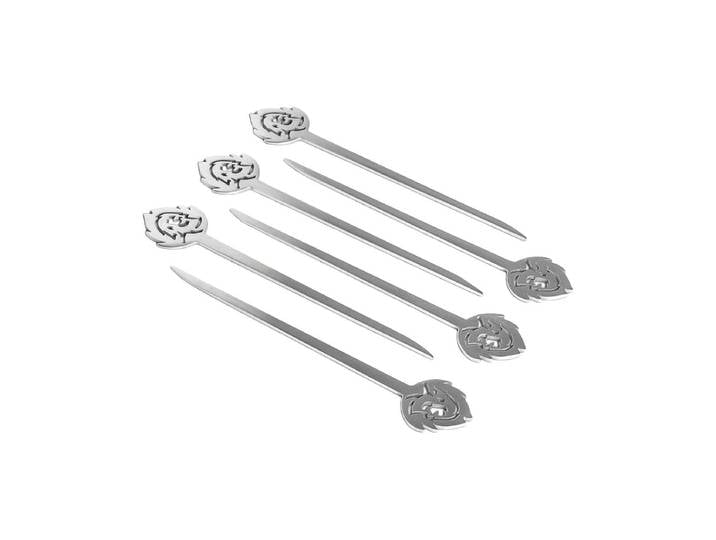 Burnhard Burgerspiesse Edelstahl 6er Pack