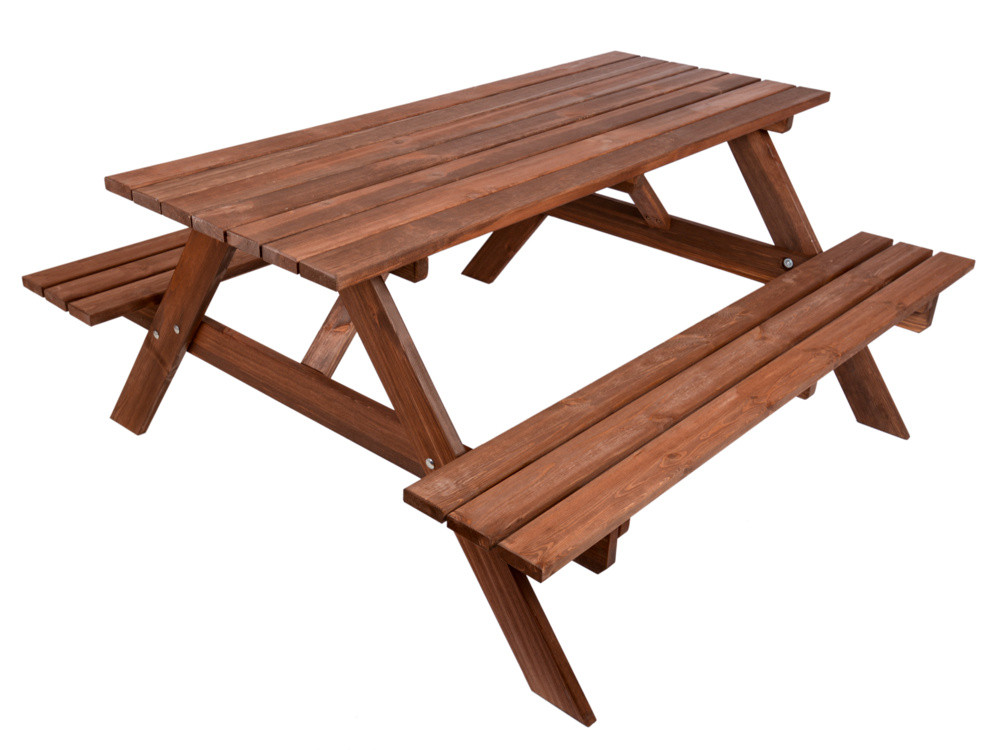 Rojaplast Tuinset Piknik met houten elementen, 160 cm