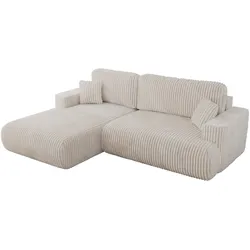 ECKSOFA OVO L Beige Cord - Links Seite