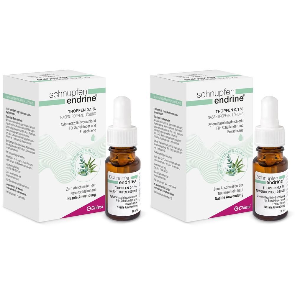 Schnupfen Endrine 0.1% x2 2x10 ml Nasentropfen