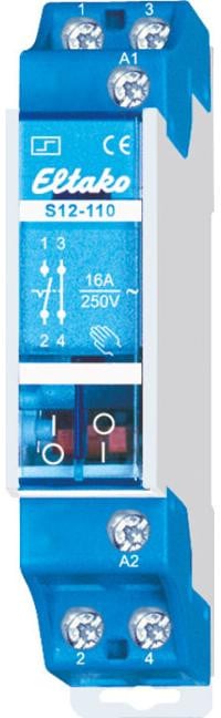 Eltako relais voor seriële verbinding 1S1Ö 16A S12-110-24V