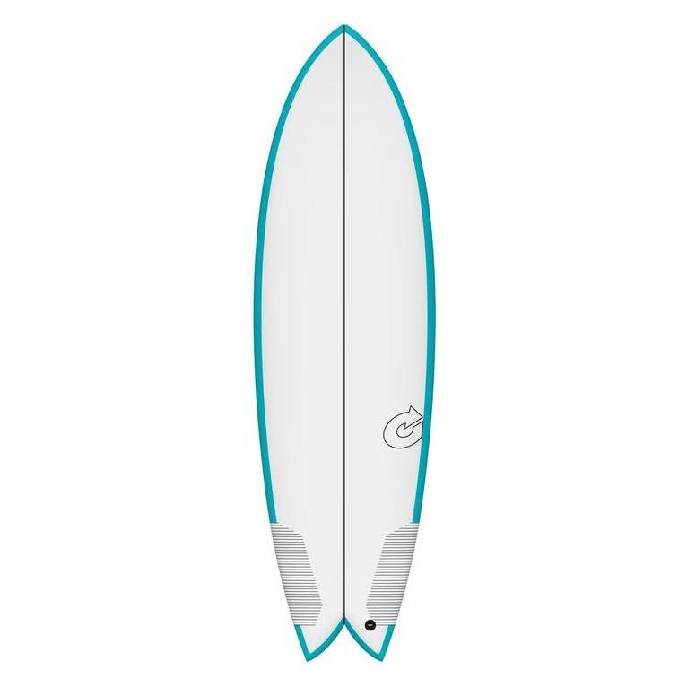 Torq Surfboard TEC Twin Fish 5.8 Rail Türkis (31402000)